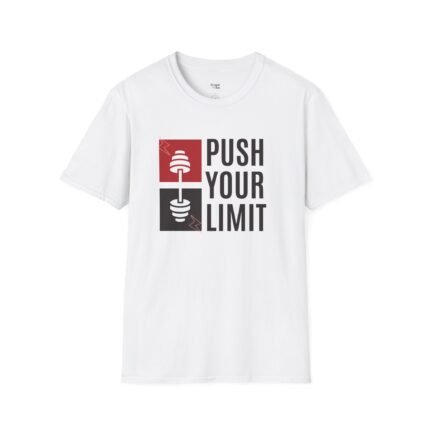 Push Your Limit T-Shirt – Motivational Fitness Gym Tee for Workout Enthusiasts